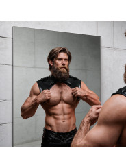 FETISH SUBMISSIVE ATTITUDE ARNES BRIGADE AJUSTABLE ECOPIEL CUELLO HOMBRE