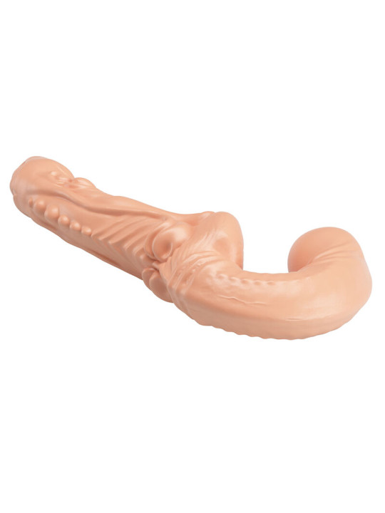 BAILE EMMA STRAP ON DOBLE PENETRACION TEXTURIZADO NATURAL