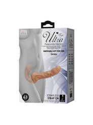 BAILE EMMA STRAP ON DOBLE PENETRACION TEXTURIZADO NATURAL