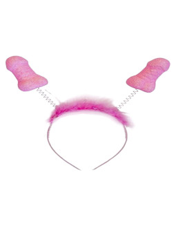 DIABLO PICANTE 6 UDS ANTENAS PITO ROSA PURPURINA