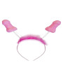 DIABLO PICANTE 6 UDS ANTENAS PITO ROSA PURPURINA