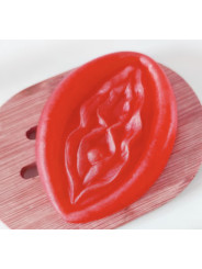 DIABLO PICANTE 2 JABONES PERFUMADOS FORMA VAGINA ROJO