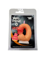 DIABLO PICANTE VELA PENE EN FORMA DE NUMERO 0 COLOR CARNE