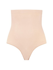 BYE BRA TANGA DE TALLE ALTO SIN COSTURAS BEIGE TALLA M