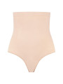 BYE BRA TANGA DE TALLE ALTO SIN COSTURAS BEIGE TALLA XXL