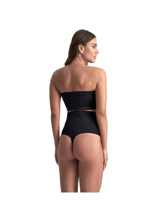 BYE BRA TANGA DE TALLE ALTO SIN COSTURAS NEGRO TALLA XXL