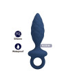 MR PLAY PLUG ANAL TEXTURIZADO CON ANILLA AZUL M