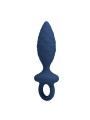MR PLAY PLUG ANAL TEXTURIZADO CON ANILLA AZUL M