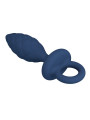 MR PLAY PLUG ANAL TEXTURIZADO CON ANILLA AZUL S