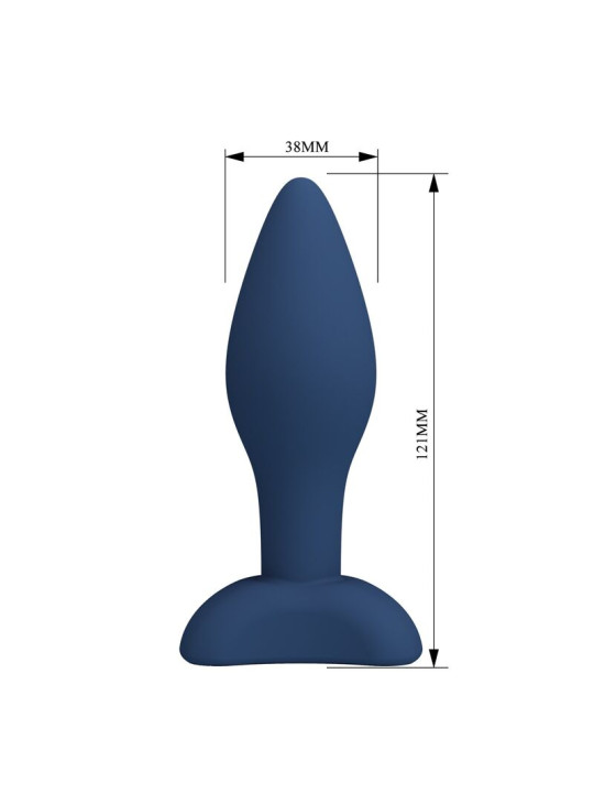 MR PLAY PLUG ANAL CONICO SILICONA AZUL L
