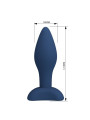 MR PLAY PLUG ANAL CONICO SILICONA AZUL L