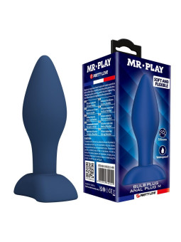 MR PLAY PLUG ANAL CONICO SILICONA AZUL M