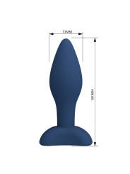 MR PLAY PLUG ANAL CONICO SILICONA AZUL M