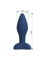 MR PLAY PLUG ANAL CONICO SILICONA AZUL S
