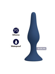 MR PLAY PLUG ANAL CONICO SILICONA AZUL XL