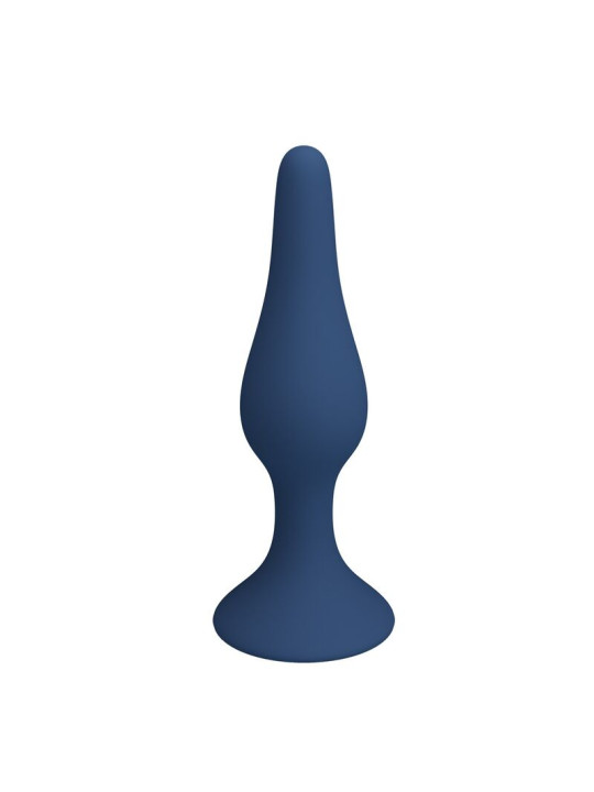 MR PLAY PLUG ANAL CONICO SILICONA AZUL XL
