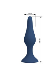 MR PLAY PLUG ANAL SILICONA AZUL SLIM TALLA S