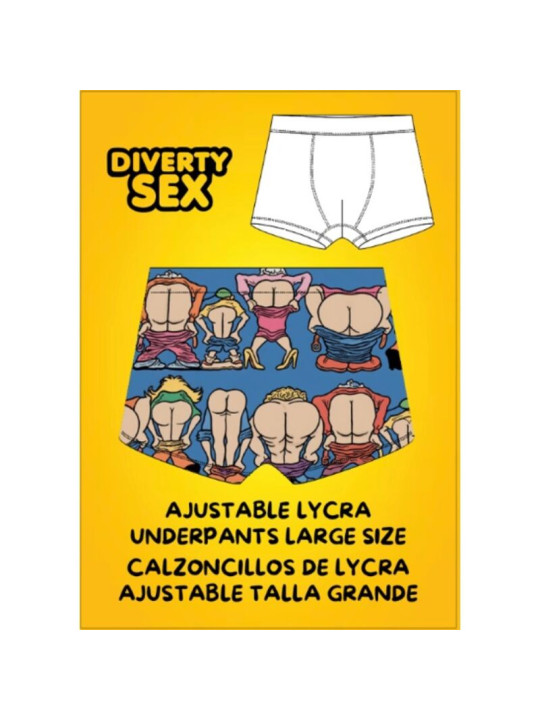 DIABLO PICANTE CALZONCILLO CULO TALLA GRANDE