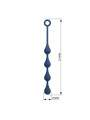MR PLAY BOLAS ANALES SILICONA AZUL TALLA M 33 CM