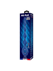 MR PLAY BOLAS ANALES Y PLUG ANAL SILICONA AZUL 204 CM
