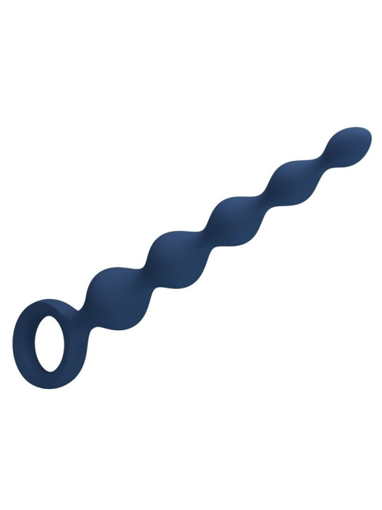 MR PLAY BOLAS ANALES Y PLUG ANAL SILICONA AZUL 204 CM