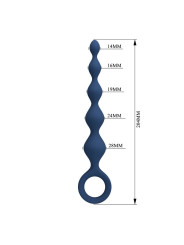 MR PLAY BOLAS ANALES Y PLUG ANAL SILICONA AZUL 204 CM