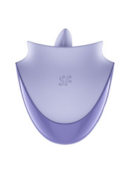 SATISFYER TONGUE DANCER ESTIMULADOR CLITORIANO CON VIBRACION Y PULSACIONES LILA