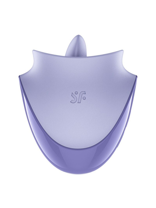 SATISFYER TONGUE DANCER ESTIMULADOR CLITORIANO CON VIBRACION Y PULSACIONES LILA