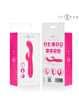 INTENSE AMARA VIBRADOR CON LENGUA ESTIMULADORA 10 VIBRACIONES ROSA