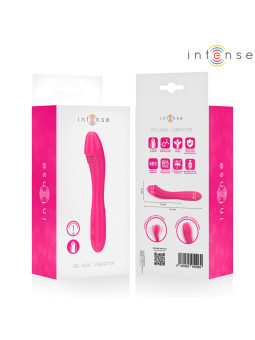 INTENSE BELINDA VIBRADOR 19 CM FLEXIBLE 10 VIBRACIONES ROSA