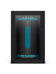 LELO F2S DOUBLE SONIC MASTURBADOR MASCULINO CON DOBLE ESTIMULACION SONICA VERDE AZULADO