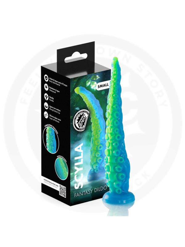 EPIC SCYLLA DILDO TENTACULO FINO FLUORESCENTE TAMANO PEQUENO