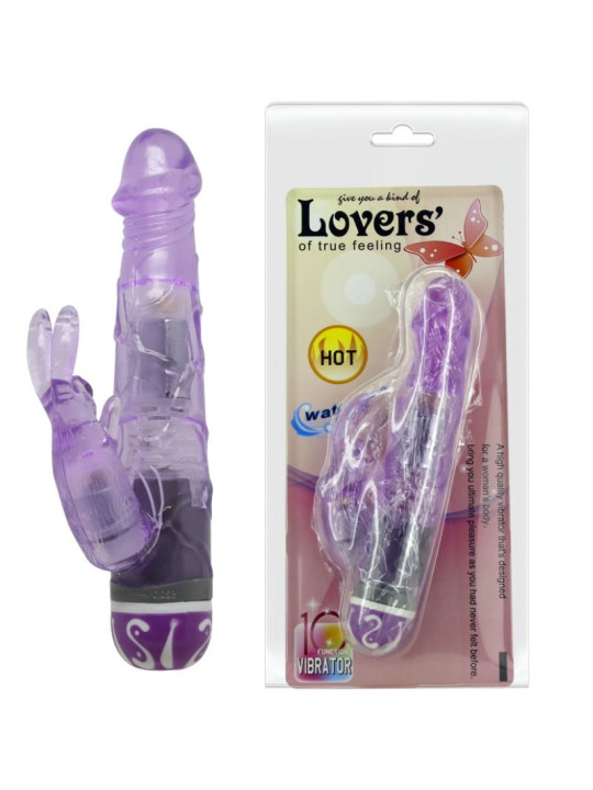 VIBRADOR RABBIT LILA 10 MODOS MULTIVELOCIDAD DE LA MARCA BAILE VIBRATORS