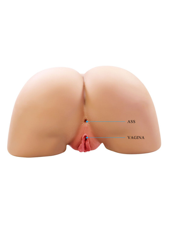 CRAZY BULL OLIVIA MASTURBADOR VAGINAL Y ANAL DOBLE CON VIBRACION