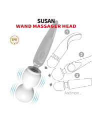 PRETTY LOVE SUSAN CABEZAL POWER HEAD PARA MASAJEADOR VARITA O 65 CM