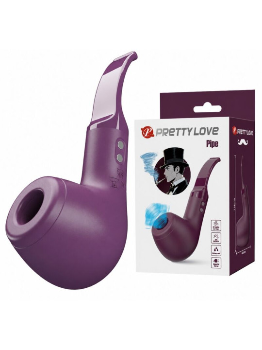 PRETTY LOVE PIPE ESTIMULADOR CON 10 MODOS DE GOLPETEO MORADO