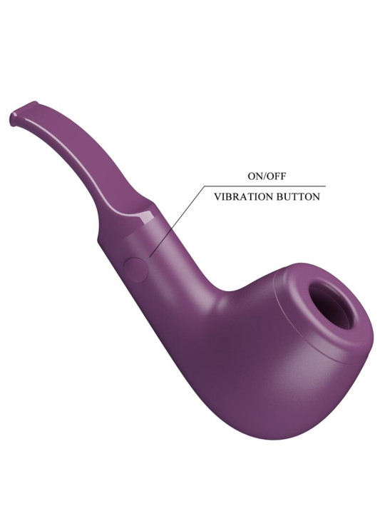 PRETTY LOVE PIPE ESTIMULADOR CON 10 MODOS DE GOLPETEO MORADO
