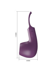 PRETTY LOVE PIPE ESTIMULADOR CON 10 MODOS DE GOLPETEO MORADO