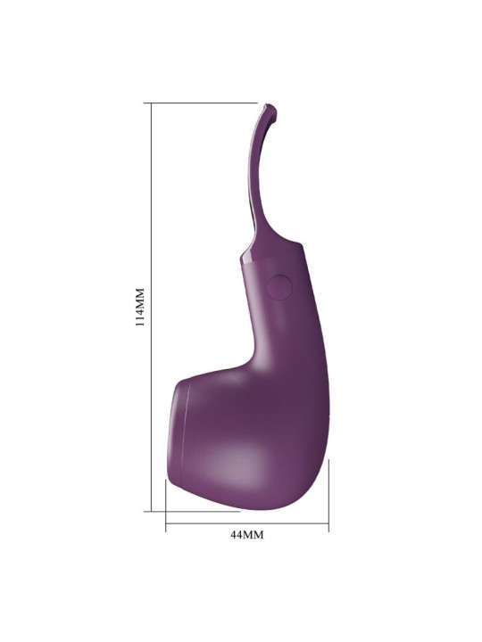 PRETTY LOVE PIPE ESTIMULADOR CON 10 MODOS DE GOLPETEO MORADO