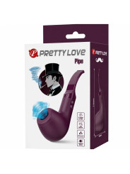 PRETTY LOVE PIPE ESTIMULADOR CON 10 MODOS DE GOLPETEO MORADO