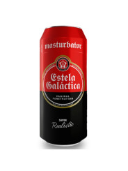 ALIVE MASTURBADOR MASCULINO VAGINA LATA CERVEZA ESTELA GALACTICA