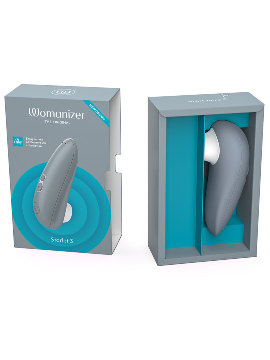 WOMANIZER STARLET 3 ESTIMULADOR CLITORIS GRIS