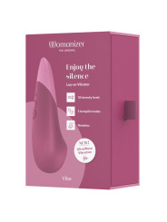 WOMANIZER VIBE VIBRADOR LAY ON SILENCIOSO ROSA OSCURO