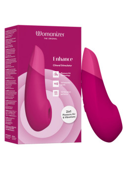 WOMANIZER ENHANCE ESTIMULADOR DE CLITORIS ROSA VIBRANTE