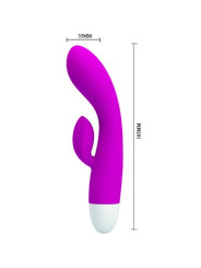 VIBRADOR RABBIT SMART ELI 30 MODOS RECARGABLE DE LA MARCA PRETTY LOVE