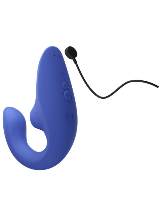 WOMANIZER BLEND ESTIMULADOR VIBRADOR RABBIT AZUL