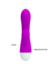 VIBRADOR RABBIT SMART ELI 30 MODOS RECARGABLE DE LA MARCA PRETTY LOVE