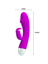 VIBRADOR RABBIT SMART WILL 30 MODOS RECARGABLE DE LA MARCA PRETTY LOVE