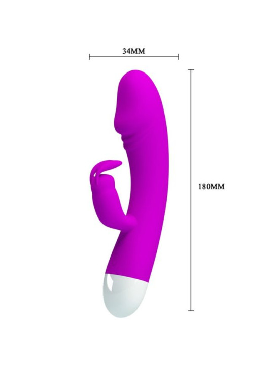 VIBRADOR RABBIT SMART WILL 30 MODOS RECARGABLE DE LA MARCA PRETTY LOVE