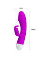 VIBRADOR RABBIT SMART WILL 30 MODOS RECARGABLE DE LA MARCA PRETTY LOVE